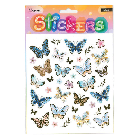 Stickers Gold Butterflies