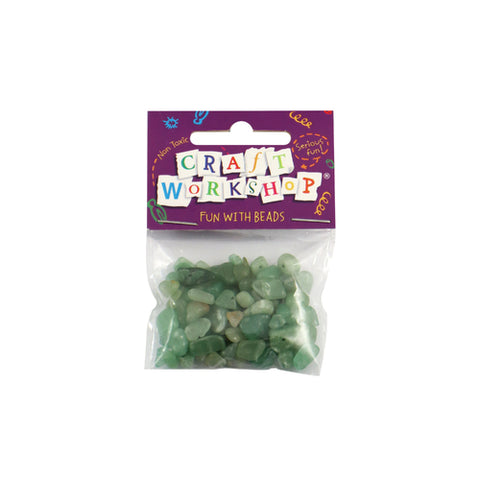 Craft Beads Green Jade Stone 25g