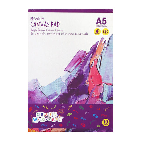 Canvas Pad A5 10 sheets 280gsm