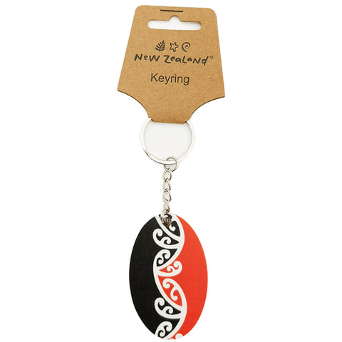 Keyring NZ Kowhaiwhai 6.5cm