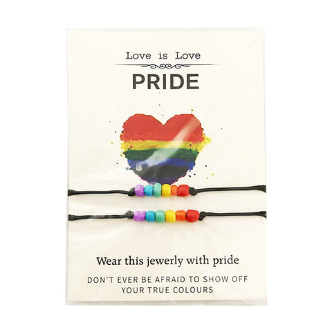 Bracelet Rainbow Pride 2pc