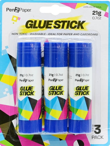 Glue Stick 21g 3pk