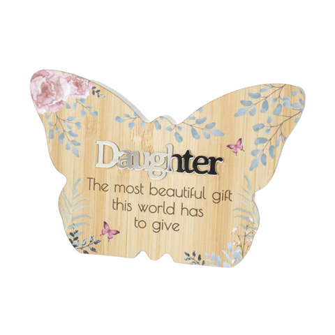 Spring Butterfly Plaque Daughter