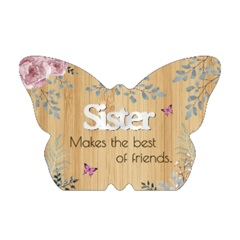 Spring Butterfly Plaque Sister