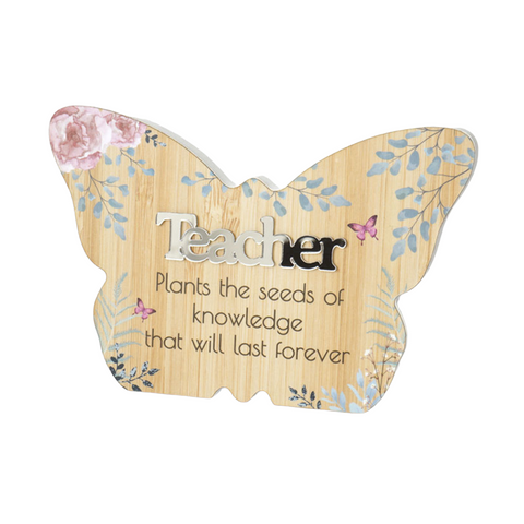 Spring Butterfly Plaque Teacher