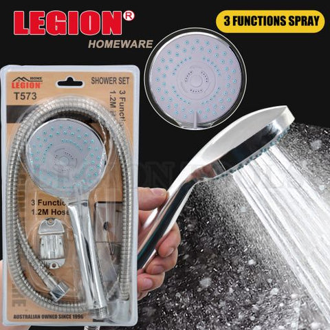 3 Function Shower Set w/hose 1.2m