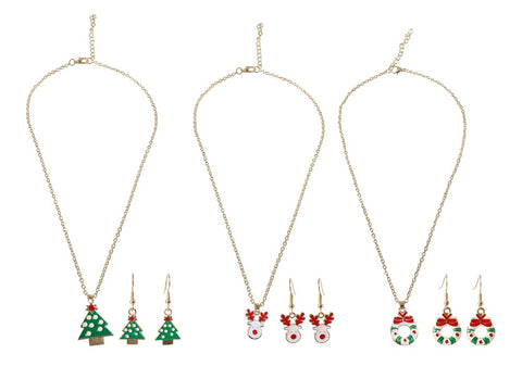 CHRISTMAS JEWELLERY SET Asst