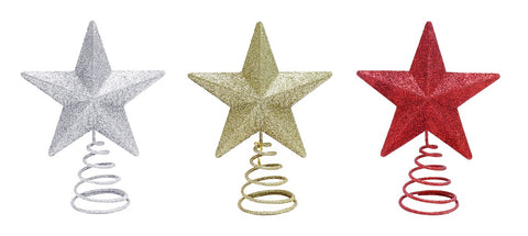 Mini Star Topper 12cm Asst