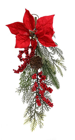 Poinsettia Pine Hanger