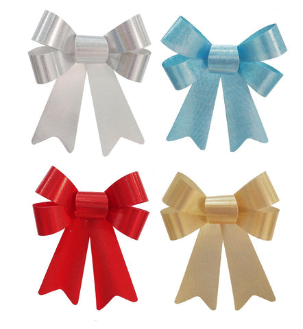 Metallic Bow 2pk Asst