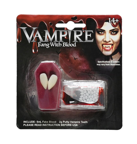 Vampire Fang with Blood