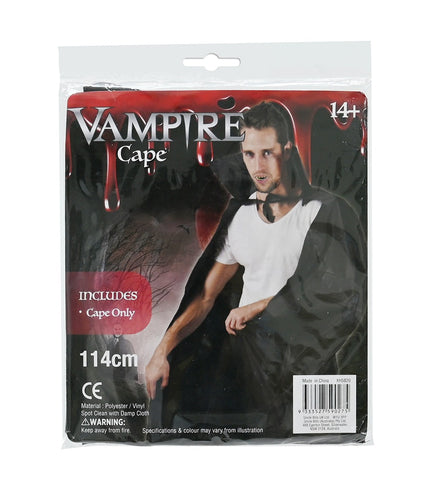 Vampire Vinyl Cape Adult 1.15m