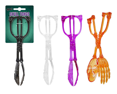 HALLOWEEN CANDY TONGS 28cm ASST