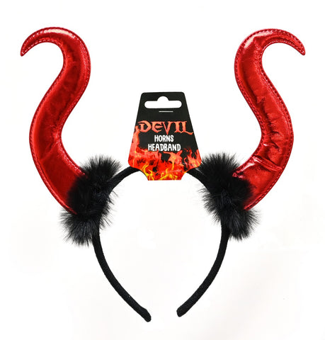 Devil Horns Headband Asst