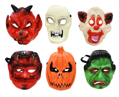 Monster Face Mask 23cm Asst