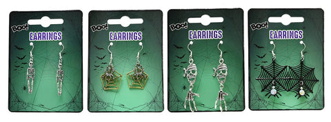 Spooky Earrings Asst