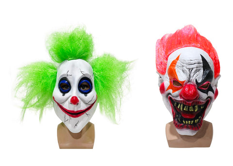 Crazy Clown Latex Mask