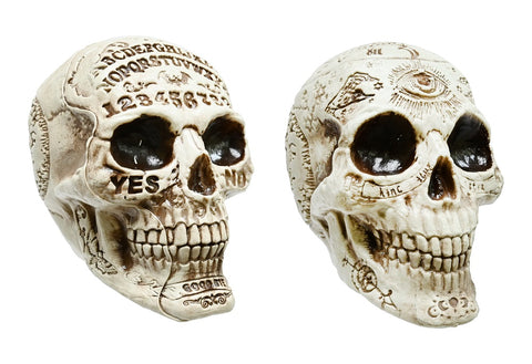 Ouija Skull 18cm Asst