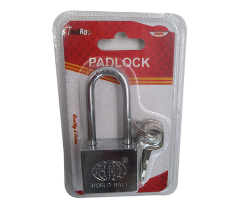 Padlock Long Shackle 30mm