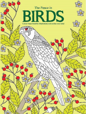 Mindfulness Colouring Bird Yellowl 128pgs