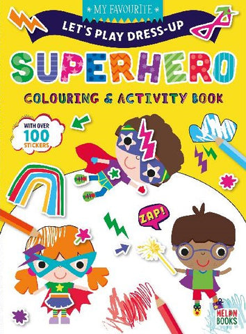 Superhero Dress Up Book