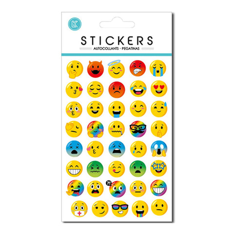 Stickers Puffy Emojis 10x15