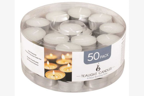 TEALIGHT CANDLES 50PK