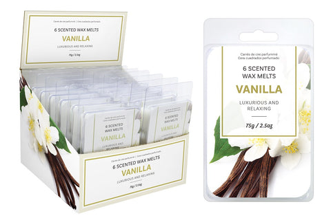 WAX MELTS VANILLA 6PK