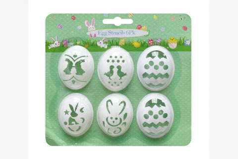 Easter Egg 3D Stencils 6pk