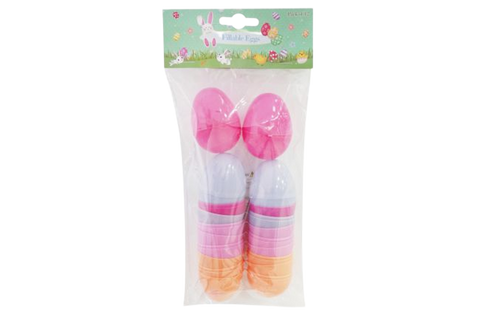 Easter Egg Capsules 6cm 12pk