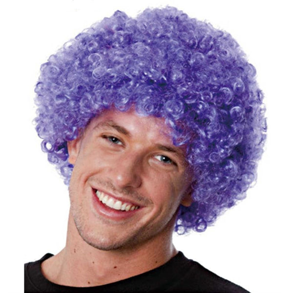 Afro Wig Purple Dollar Outlet