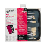 MM Brush Set in Wallet 11pc Oil