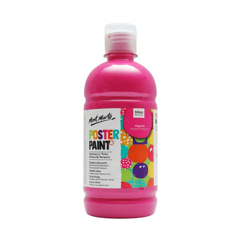 MM Poster Paint 500ml Magenta