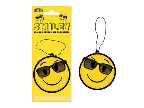 Car Air Freshener Smiley (Lemon)